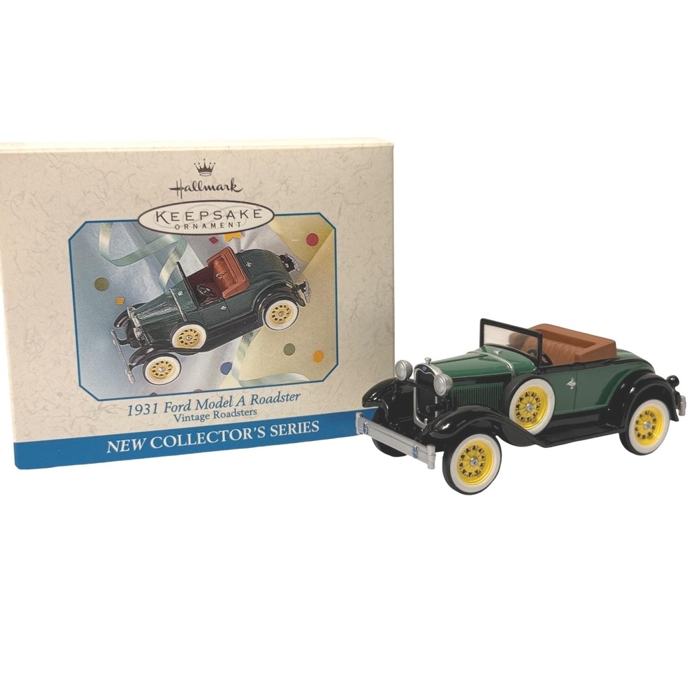 Hallmark Keepsake 1931 Ford Model A Roadster‎ 1998 Die-Cast Ornament Vintage 1